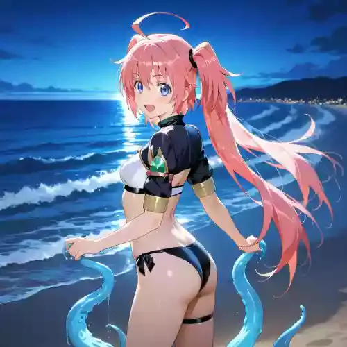 (Patreon - WaifuRain) Milim Nava Tentacles - That Time I Got Reincarnated as a Slime - AI Generated